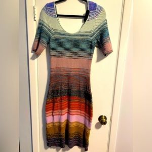 By Anthropologie • midi sweater dress • lightweight • gently worn w/no stains